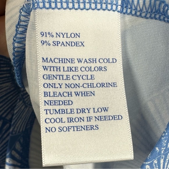 SOUTHERN TIDE Women's Blue Patterned Sleeveless Knit Coastal Dress Medium - Picture 5 of 6